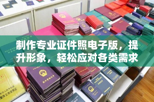 甘谷制作专业证件照电子版，提升形象，轻松应对各类需求