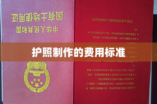 甘谷护照制作的费用标准