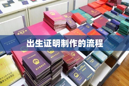 甘谷出生证明制作的流程