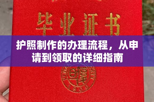 甘谷护照制作的办理流程，从申请到领取的详细指南