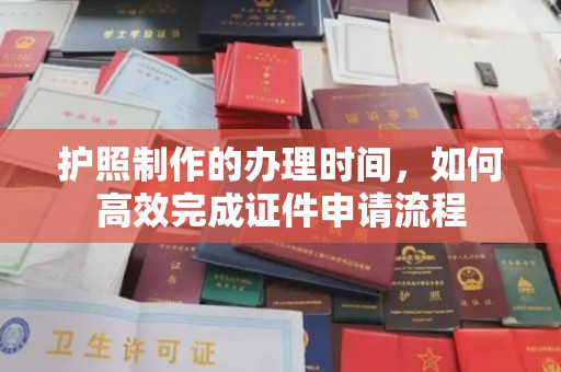 甘谷护照制作的办理时间，如何高效完成证件申请流程