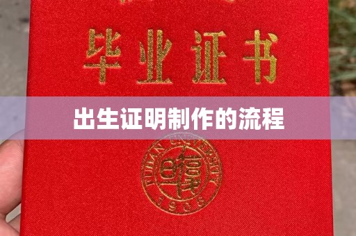 甘谷出生证明制作的流程