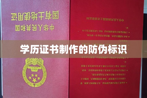 甘谷学历证书制作的防伪标识